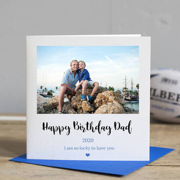 Dad Photo Card / Dad Birthday Card