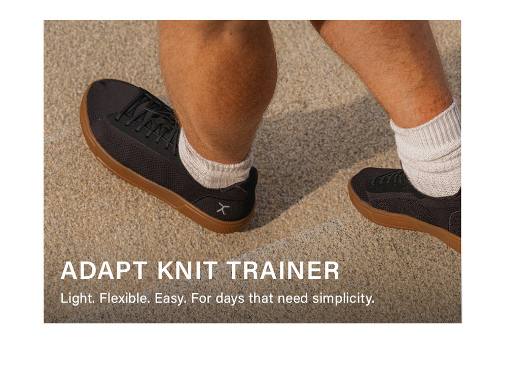 Adapt Knit Trainer Light. Flexible. Easy. For days that need simplicity.