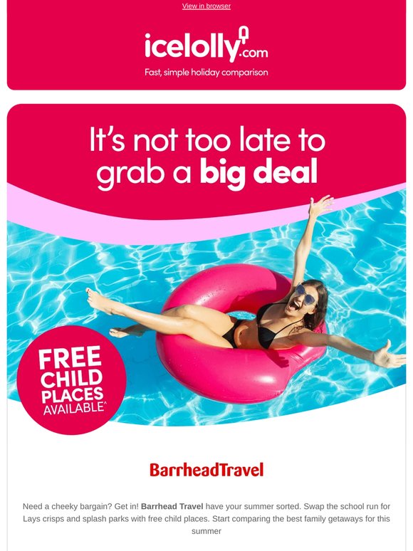 😎 Epic summer family deals fr £660pp*