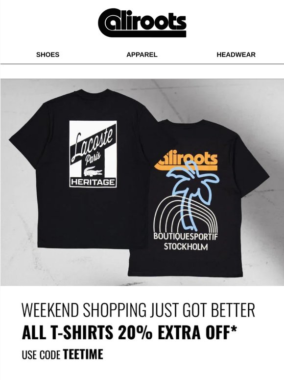 All Tees, Weekend Offer