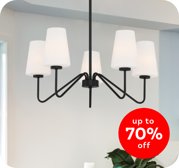 Chandeliers Up to 70% Off