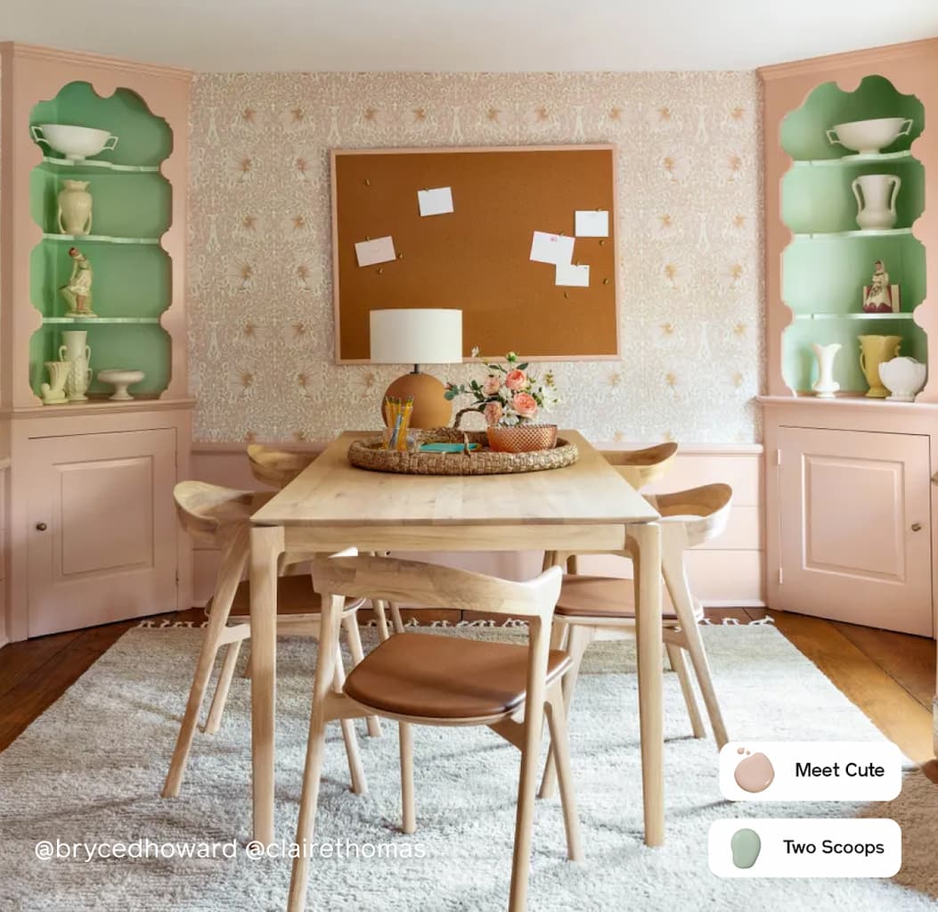 Dining room featuring Meet Cute and Two Scoops