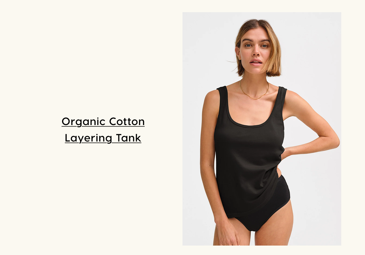 Organic Cotton Layering Tank
