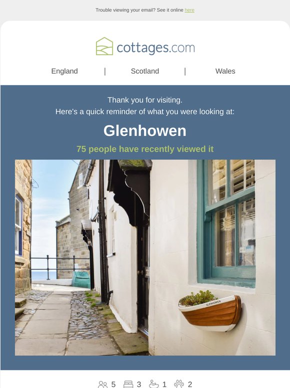 Thank you for visiting cottages.com