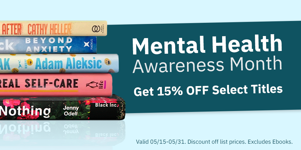 Bookshop.org calls attention to the importance of mental health and wellness. Save 15%* on these select mental health and wellness books plus guided journals with code MHAM26.