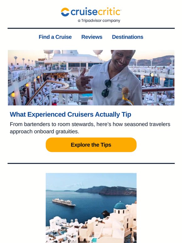 What Experienced Cruisers Tip; Holland America Is Going Bigger in Europe & More