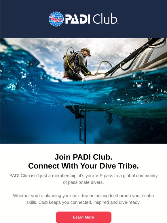 The Best Way To Stay Dive Active = PADI Club 🤿