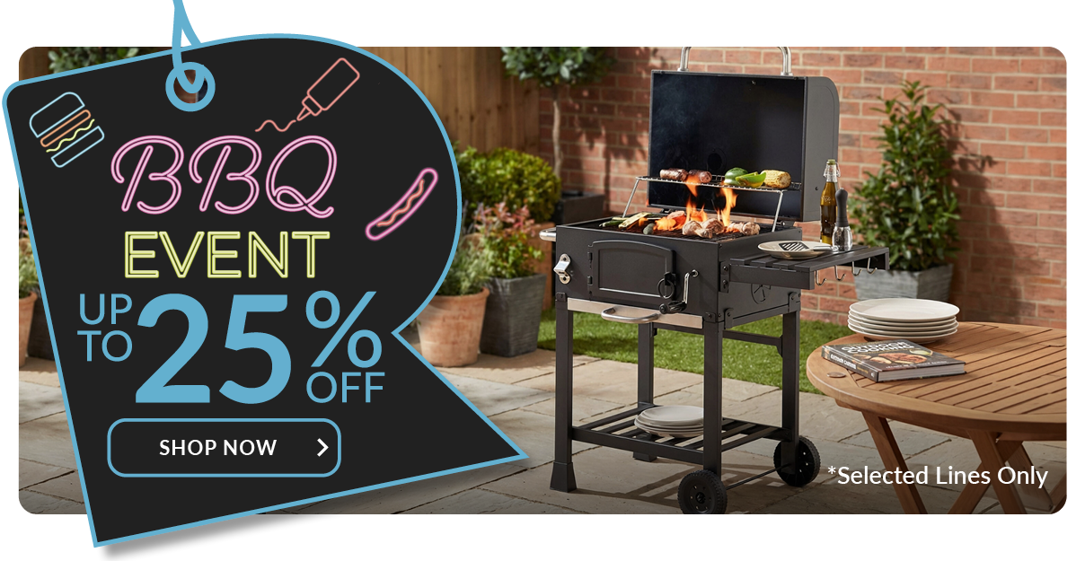 BBQ event - up to 25% off