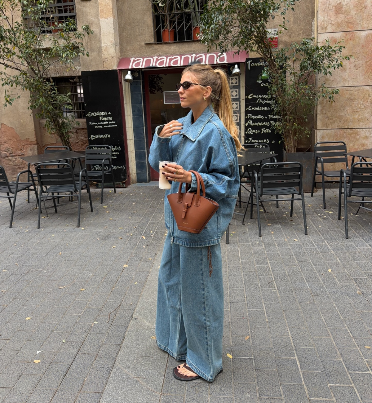 Denim that knows what it's doing. The Mischa Denim Jacket and Hayden Denim Jeans as seen on @ireneldc.