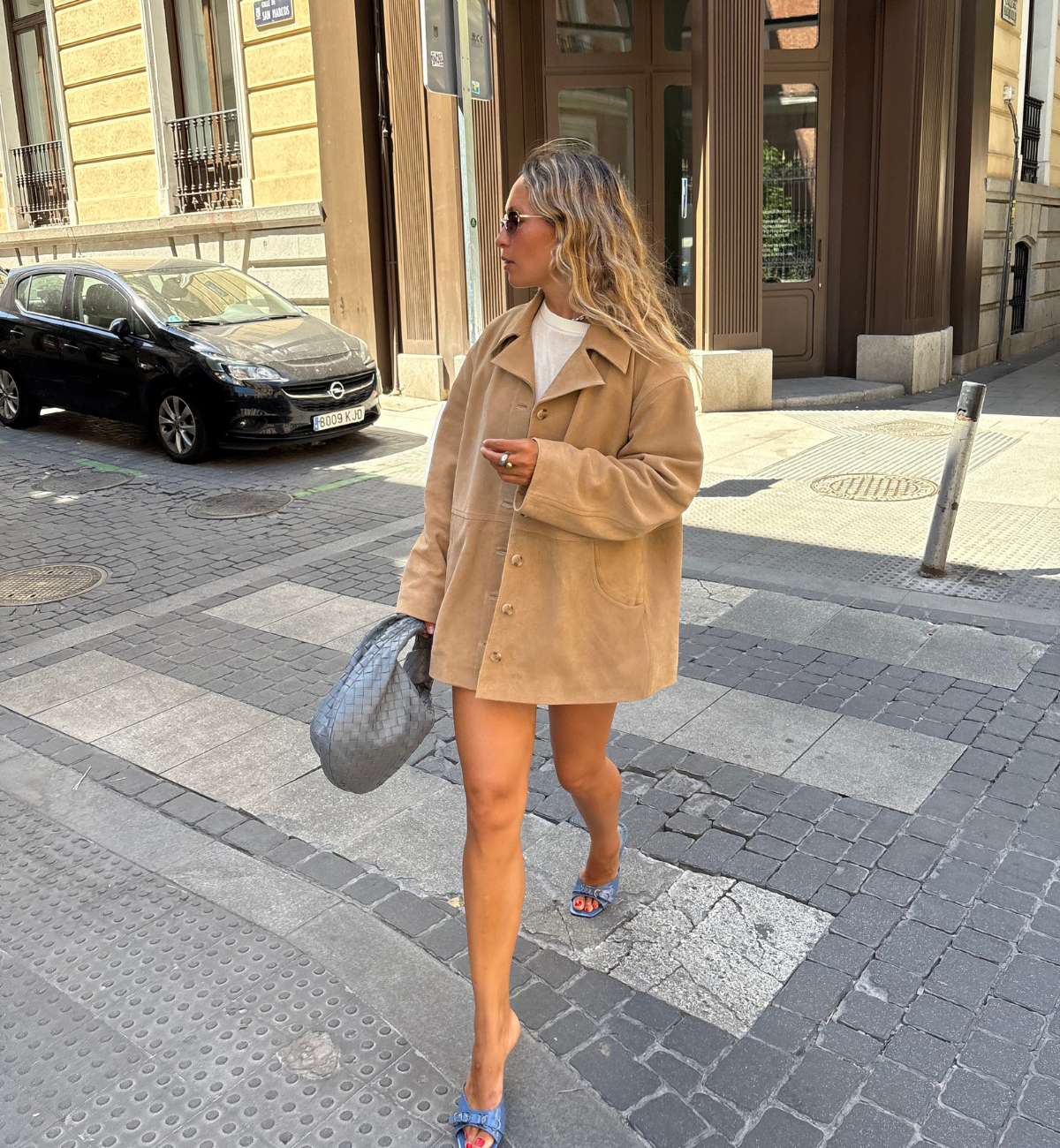 Made to be worn. Substance you can feel. @yuliagm wears the Preston Suede Jacket.