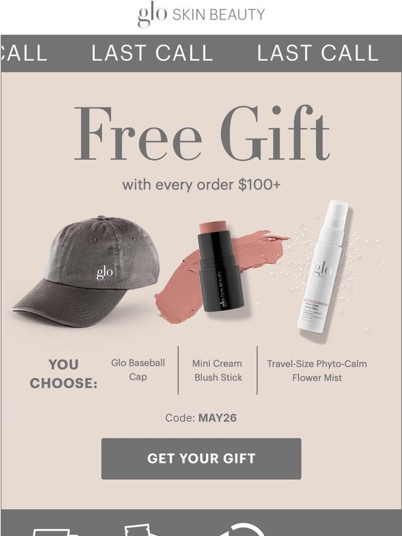 Last chance for a FREE gift!