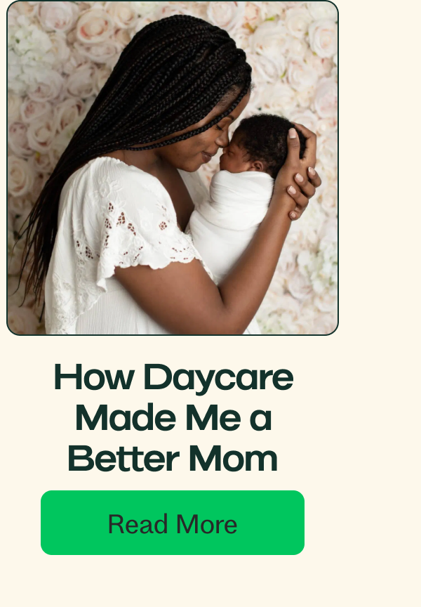 How Daycare Made Me a Better Mom