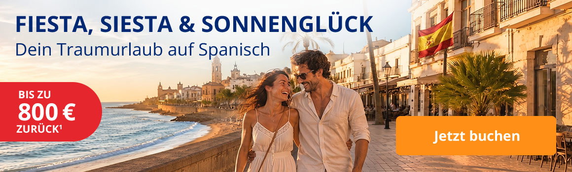 Fiesta, Siesta & Sonnenglück in Spanien