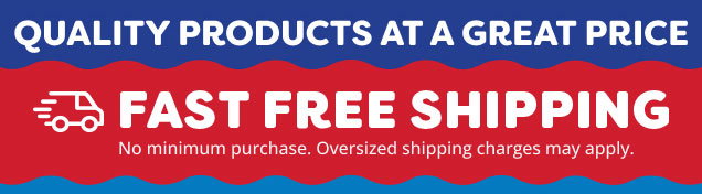 Fast Free Shipping - No Minimum