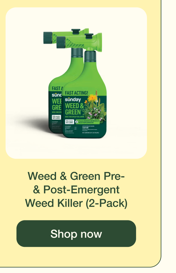 Weed & Green Pre-emergent and Post-Emergent Weed Killer (2-Pack) | Shop now