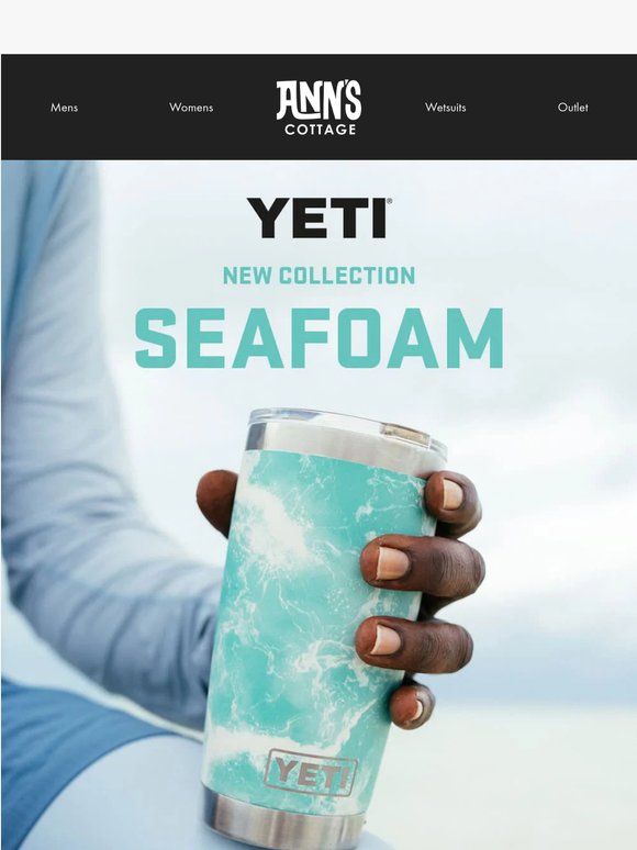 Meet Sea Foam — YETI’s ocean-inspired new colourway.