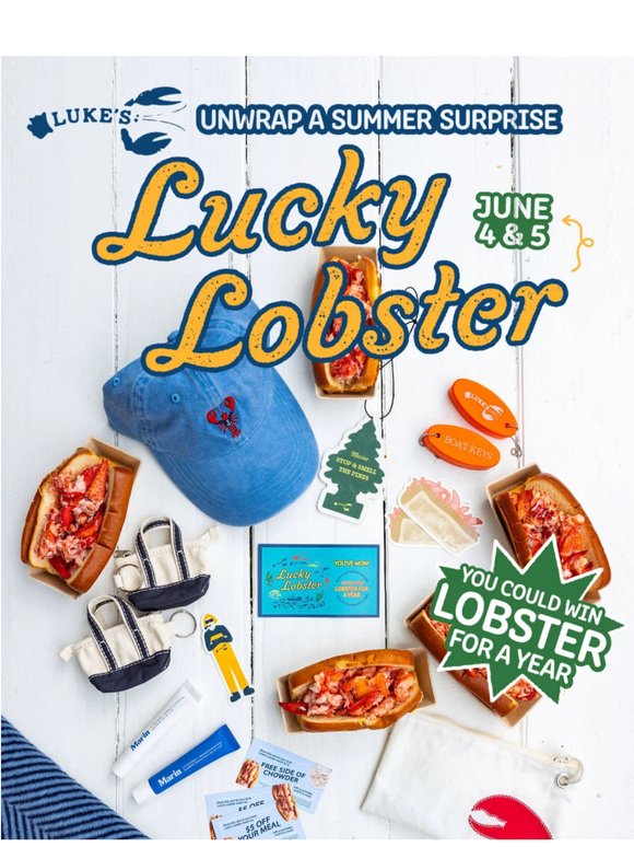 Get Lucky! Grab Bags Drop June 4 & 5 🎉🎁🦞