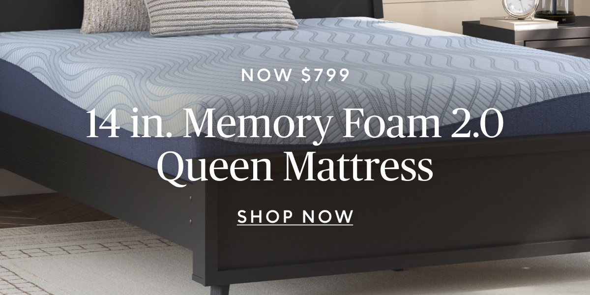 $799 Hot Buy: Ashley Sleep Align 14 Inch Memory Foam 2.0 Queen Mattress