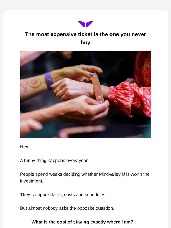 The most expensive ticket is the one you never buy