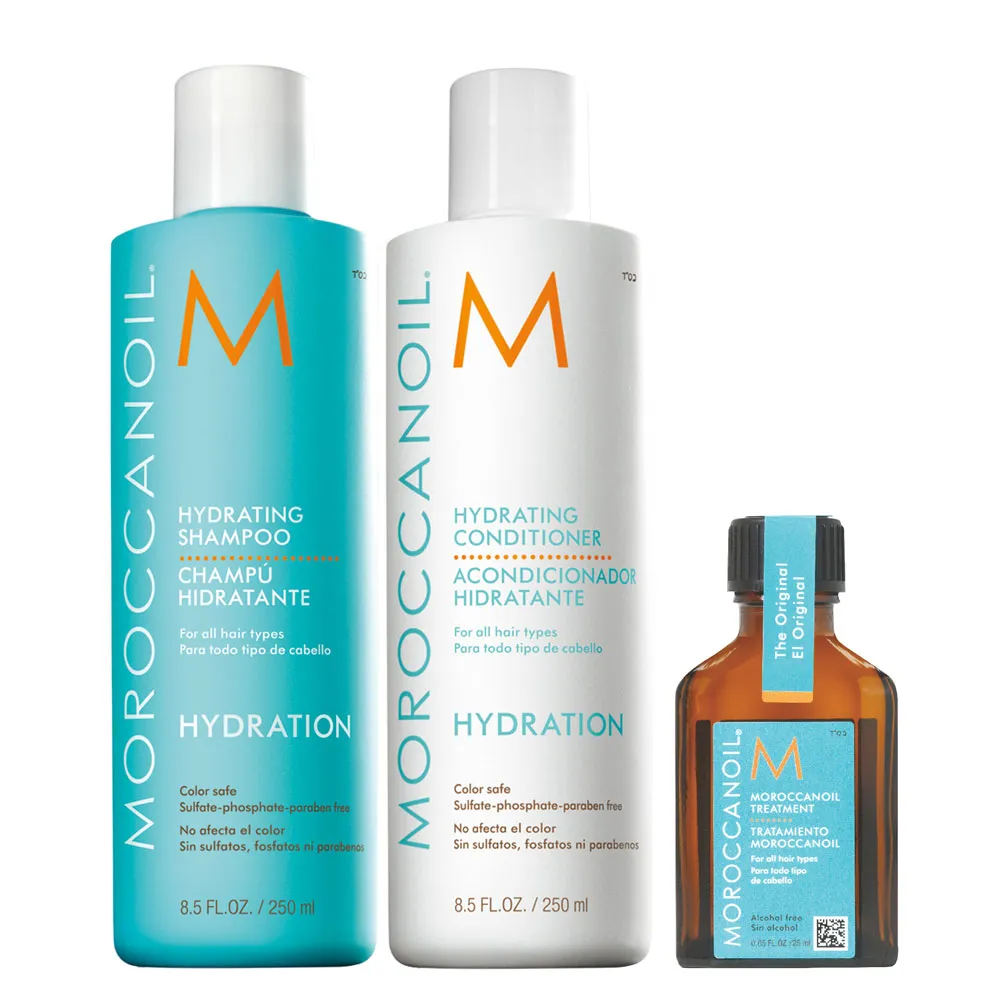 Image of Moroccanoil Hydrating Set im Bundle mit Öl
