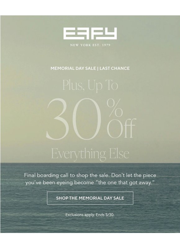 FINAL HOURS: Up to 30% Off Sitewide!