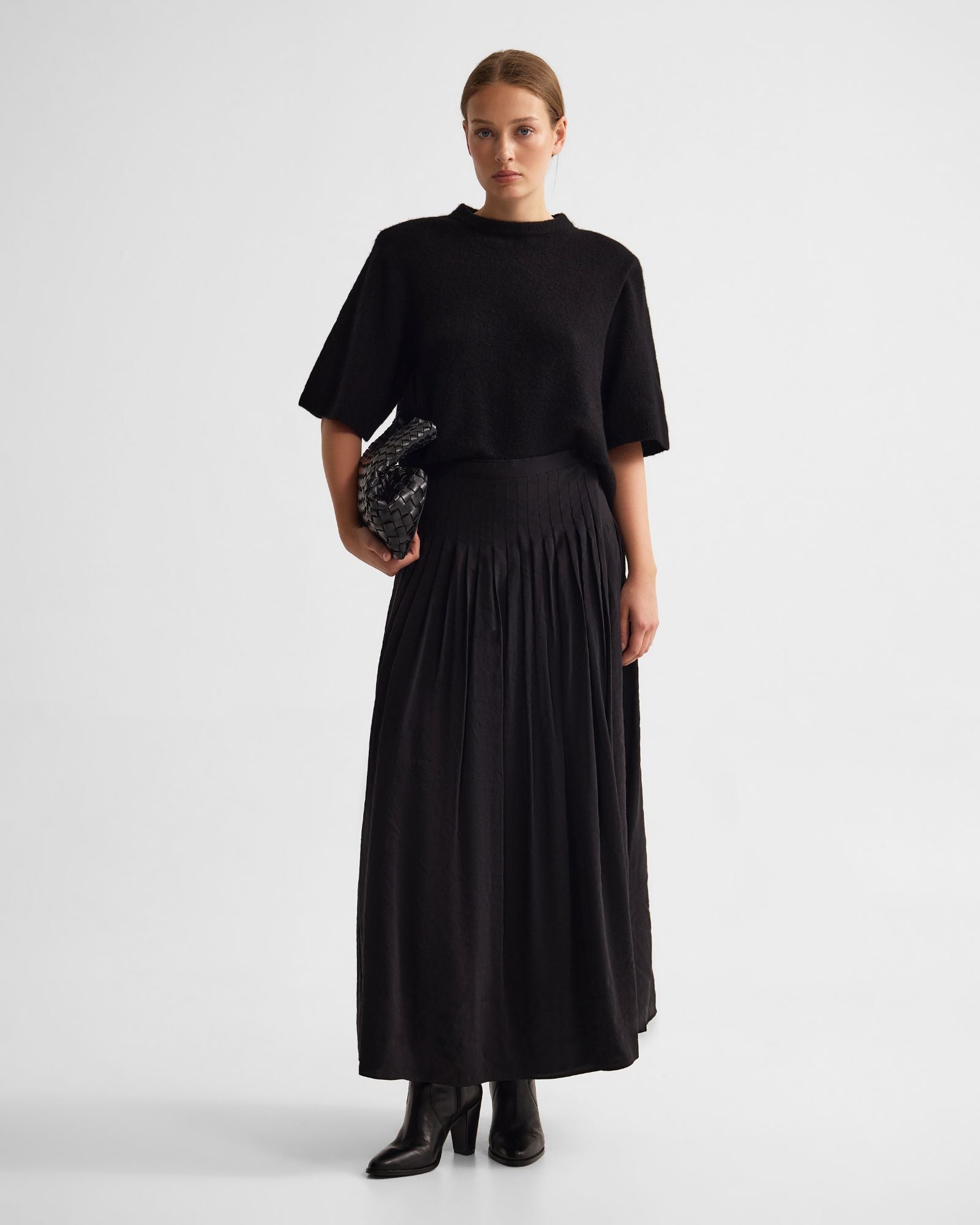 Leeta Wool Knitted T Shirt