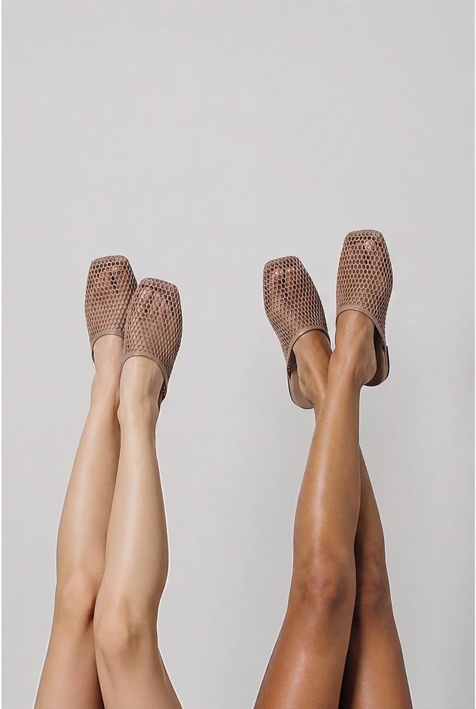 Image of MESH BABOOSH MULE NUDE