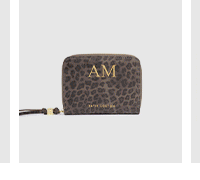 Slim Jewellery Case 'Heart Of Gold' in Leopard