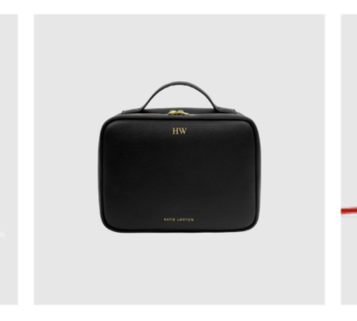Hanging Makeup and Wash Bag in Black