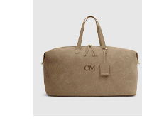 Soho Suedette Weekend Bag in Taupe