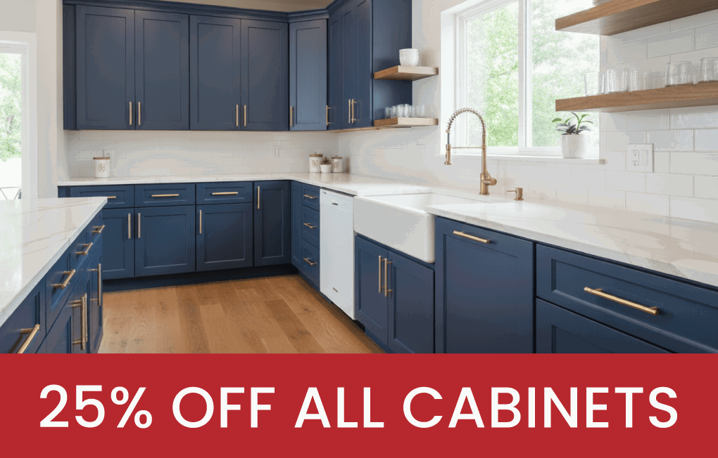 25% off all cabinets