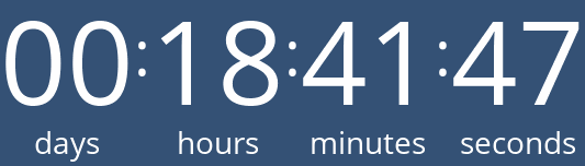 Countdown to the sale's end.