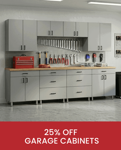 25% Off Garage Cabinets
