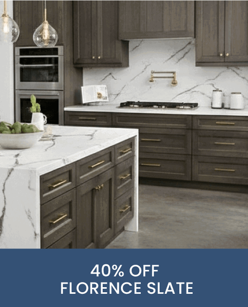 40% Off Florence Slate Cabinets