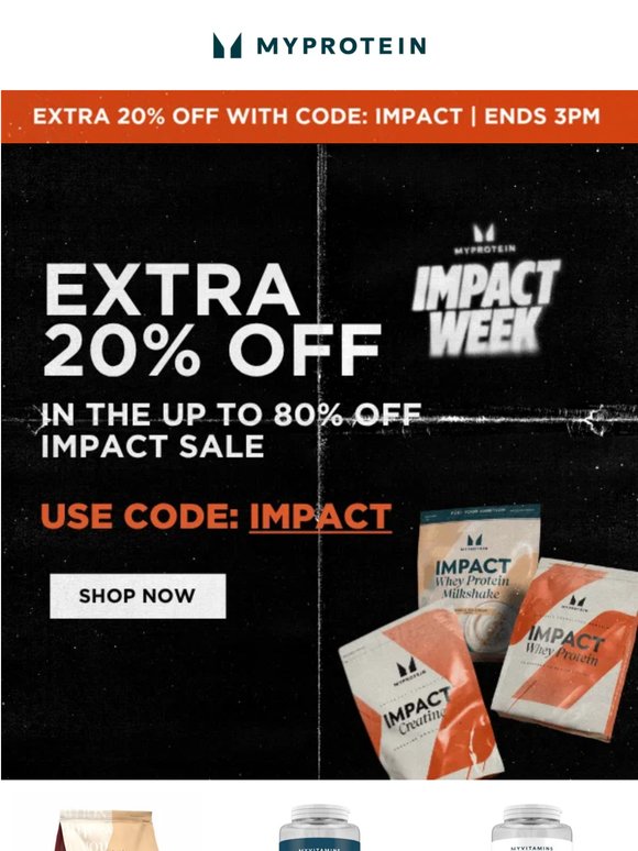 3 Hours ONLY: Extra 20% off⚡