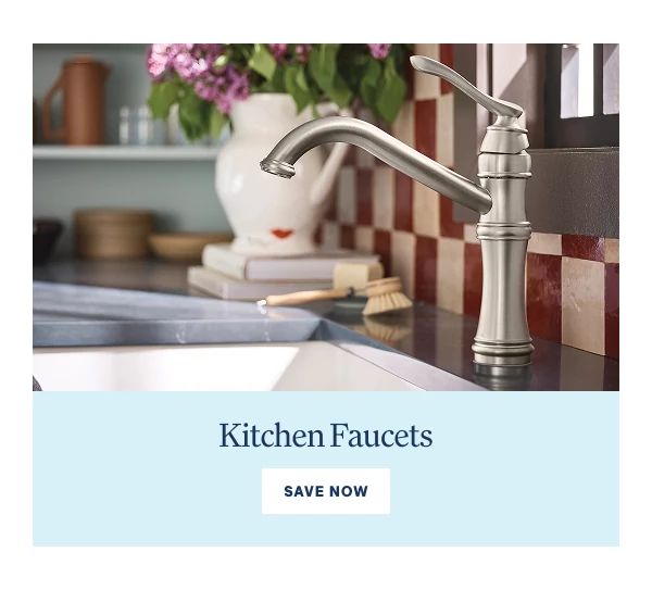 Upgrade your faucet. Explore options for up to 62% off.