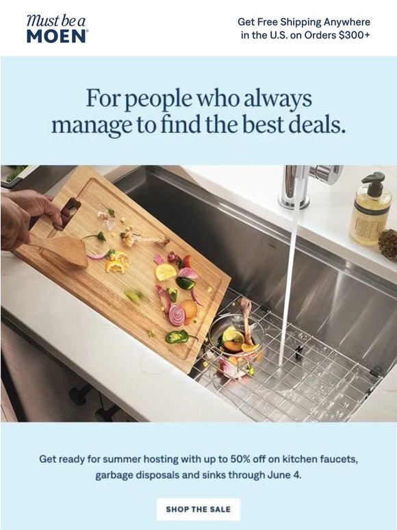 50% off kitchen upgrades!