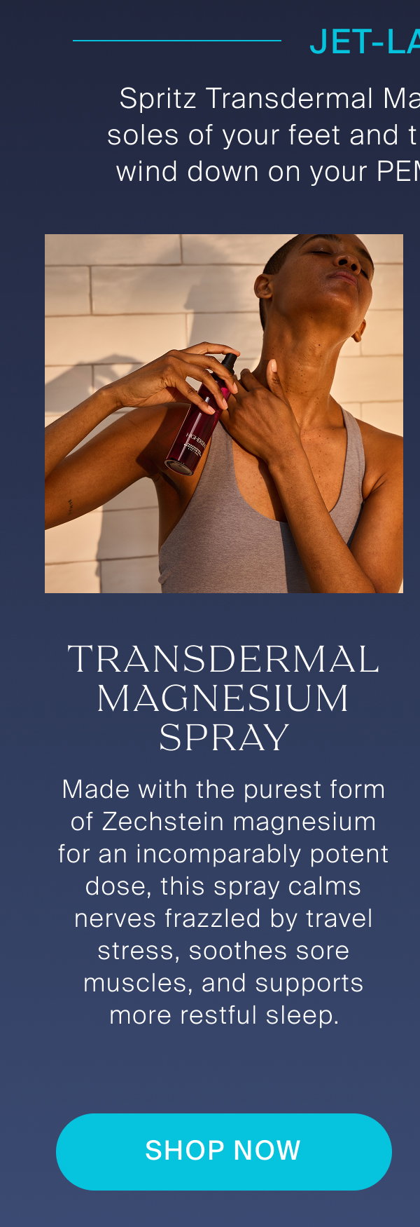 Transdermal Magnesium Spray