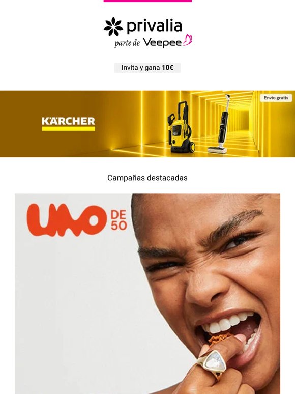 UNOde50, Nike & Jordan Kids, Clarks, Les Bagatelles, Adidas underwear y más hoy en Privalia