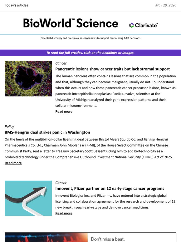 Full edition: Pfizer, Innovent ink 12-asset deal; a PD-L1 degrader for hepatitis B and more