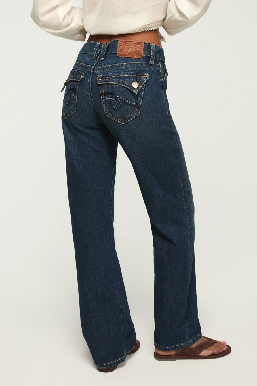 Image of Lucky Brand Lucky Legend Easy Rider Boot - Women's Pants Denim Bootcut Jeans in Bounty Wash