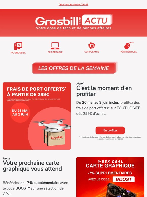 🔴Livraison offerte dès 299€ d'achat⚪