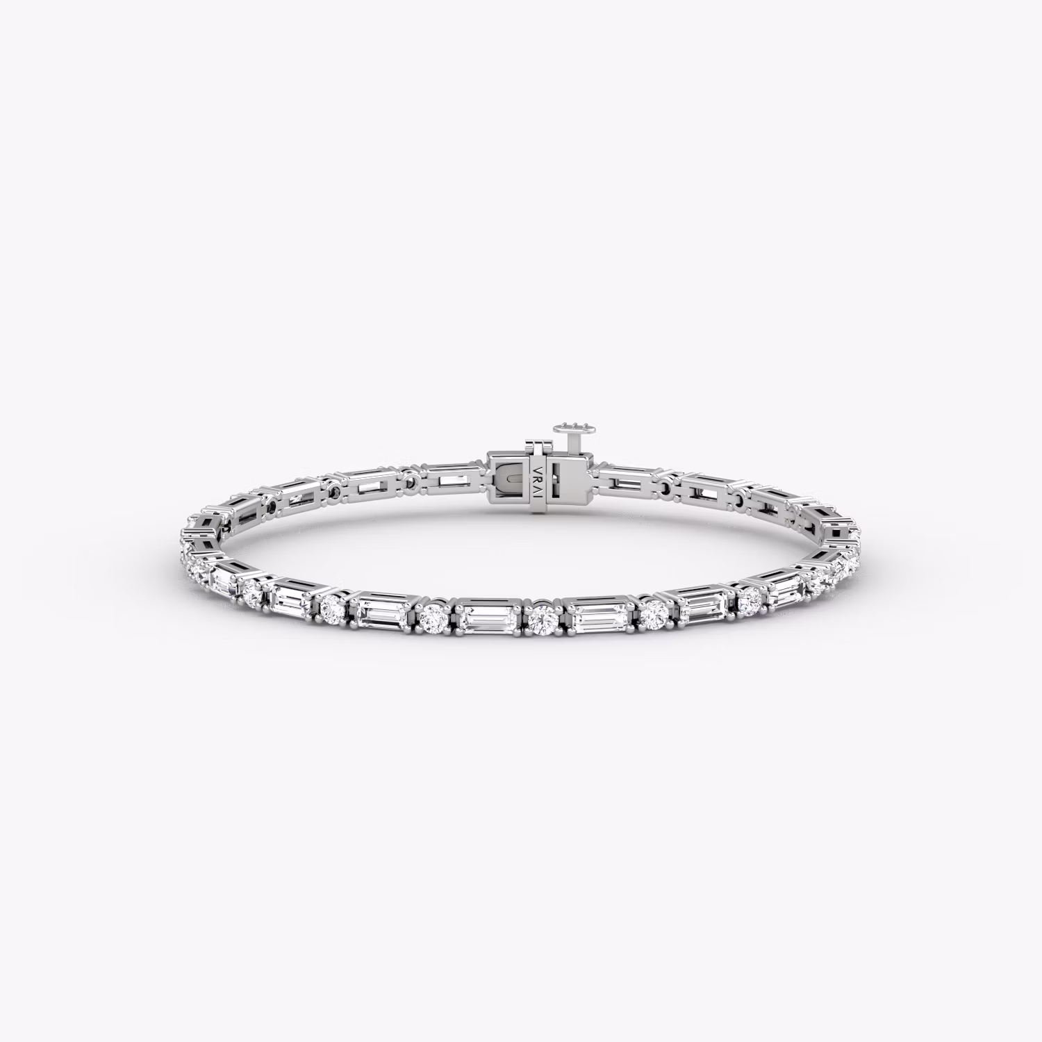 Mixed shape tennis bracelet