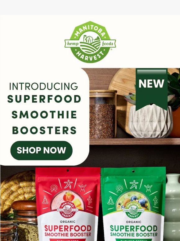 NEW: Superfood Smoothie Boosters Have Arrived ✨