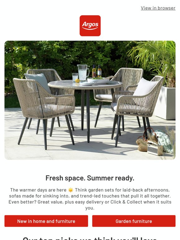 Fresh space. Summer ready 🌿☀️