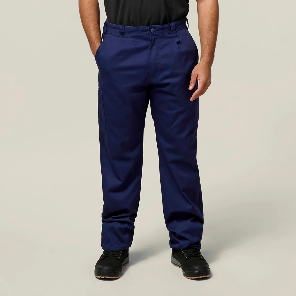 Image of Core Pleated Front Cotton Drill Pant