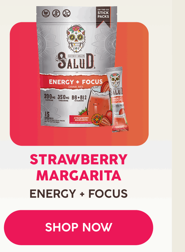 Strawberry Margarita | Energy + Focus | Shop Now