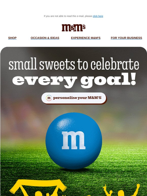 ⚽ Gear Up: M&M’S for the Win!
