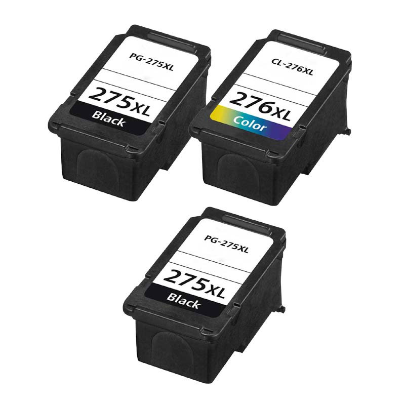 Image of Compatible Multipack Canon PG-275XL/CL-276XL Full Set + 1 EXTRA Black Inkjet Cartridges
