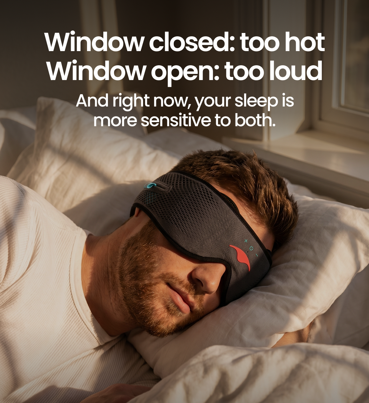 Your sleep is sensitive to both sound and heat
